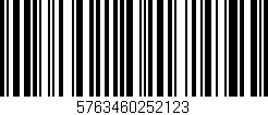Código de barras (EAN, GTIN, SKU, ISBN): '5763460252123'