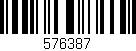 Código de barras (EAN, GTIN, SKU, ISBN): '576387'