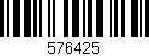 Código de barras (EAN, GTIN, SKU, ISBN): '576425'