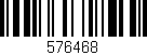 Código de barras (EAN, GTIN, SKU, ISBN): '576468'