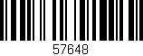 Código de barras (EAN, GTIN, SKU, ISBN): '57648'