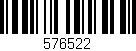 Código de barras (EAN, GTIN, SKU, ISBN): '576522'