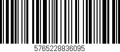 Código de barras (EAN, GTIN, SKU, ISBN): '5765228836095'
