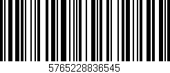 Código de barras (EAN, GTIN, SKU, ISBN): '5765228836545'