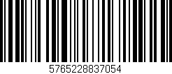Código de barras (EAN, GTIN, SKU, ISBN): '5765228837054'