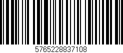 Código de barras (EAN, GTIN, SKU, ISBN): '5765228837108'