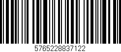 Código de barras (EAN, GTIN, SKU, ISBN): '5765228837122'