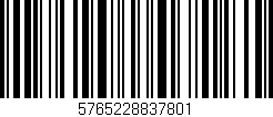 Código de barras (EAN, GTIN, SKU, ISBN): '5765228837801'