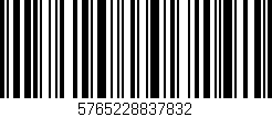 Código de barras (EAN, GTIN, SKU, ISBN): '5765228837832'