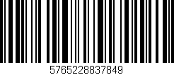 Código de barras (EAN, GTIN, SKU, ISBN): '5765228837849'
