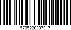 Código de barras (EAN, GTIN, SKU, ISBN): '5765228837917'