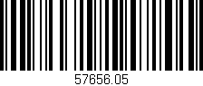 Código de barras (EAN, GTIN, SKU, ISBN): '57656.05'