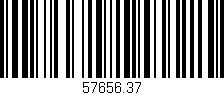 Código de barras (EAN, GTIN, SKU, ISBN): '57656.37'