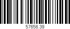 Código de barras (EAN, GTIN, SKU, ISBN): '57656.39'