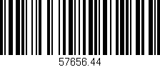 Código de barras (EAN, GTIN, SKU, ISBN): '57656.44'