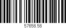 Código de barras (EAN, GTIN, SKU, ISBN): '57656.56'