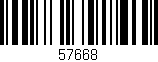 Código de barras (EAN, GTIN, SKU, ISBN): '57668'