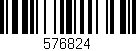 Código de barras (EAN, GTIN, SKU, ISBN): '576824'