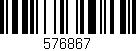 Código de barras (EAN, GTIN, SKU, ISBN): '576867'