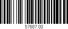 Código de barras (EAN, GTIN, SKU, ISBN): '57687.00'