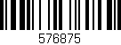 Código de barras (EAN, GTIN, SKU, ISBN): '576875'