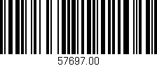 Código de barras (EAN, GTIN, SKU, ISBN): '57697.00'