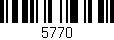Código de barras (EAN, GTIN, SKU, ISBN): '5770'