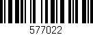 Código de barras (EAN, GTIN, SKU, ISBN): '577022'