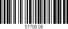 Código de barras (EAN, GTIN, SKU, ISBN): '57706.06'
