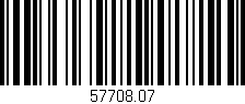 Código de barras (EAN, GTIN, SKU, ISBN): '57708.07'