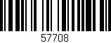 Código de barras (EAN, GTIN, SKU, ISBN): '57708'