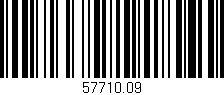 Código de barras (EAN, GTIN, SKU, ISBN): '57710.09'
