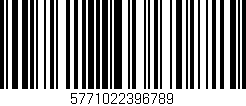 Código de barras (EAN, GTIN, SKU, ISBN): '5771022396789'