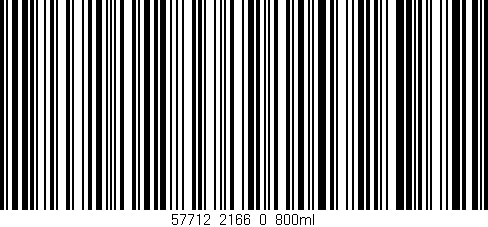 Código de barras (EAN, GTIN, SKU, ISBN): '57712_2166_0_800ml'