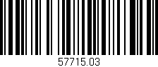 Código de barras (EAN, GTIN, SKU, ISBN): '57715.03'