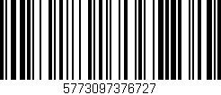 Código de barras (EAN, GTIN, SKU, ISBN): '5773097376727'