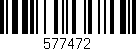 Código de barras (EAN, GTIN, SKU, ISBN): '577472'