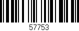 Código de barras (EAN, GTIN, SKU, ISBN): '57753'