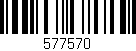 Código de barras (EAN, GTIN, SKU, ISBN): '577570'