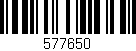 Código de barras (EAN, GTIN, SKU, ISBN): '577650'