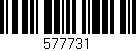 Código de barras (EAN, GTIN, SKU, ISBN): '577731'