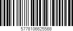 Código de barras (EAN, GTIN, SKU, ISBN): '5778106625568'