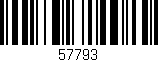 Código de barras (EAN, GTIN, SKU, ISBN): '57793'