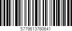 Código de barras (EAN, GTIN, SKU, ISBN): '5779613780641'