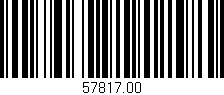 Código de barras (EAN, GTIN, SKU, ISBN): '57817.00'