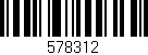Código de barras (EAN, GTIN, SKU, ISBN): '578312'