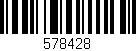 Código de barras (EAN, GTIN, SKU, ISBN): '578428'