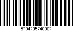 Código de barras (EAN, GTIN, SKU, ISBN): '5784785748887'