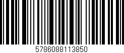 Código de barras (EAN, GTIN, SKU, ISBN): '5786088113850'