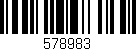 Código de barras (EAN, GTIN, SKU, ISBN): '578983'